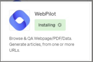 ChatGPT应用篇30——免费畅享GPT4.0最强联网插件Webpilot